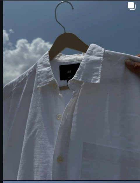 linen oxford, bleached sun